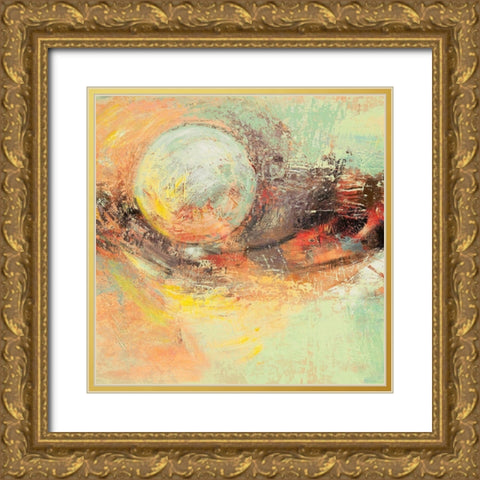 Luna destate (detail) Gold Ornate Wood Framed Art Print with Double Matting by Lucas