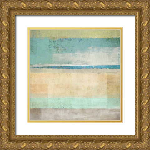 Earth #1 Gold Ornate Wood Framed Art Print with Double Matting by Maun, Ludwig