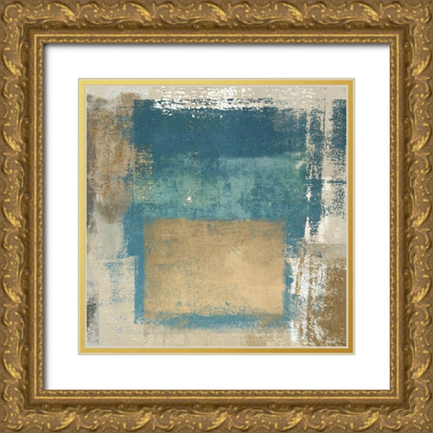Abstract Levitation II Gold Ornate Wood Framed Art Print with Double Matting by Ludwig, Maun
