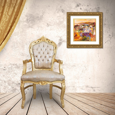 Racconto italiano (detail) Gold Ornate Wood Framed Art Print with Double Matting by Gasoline Images