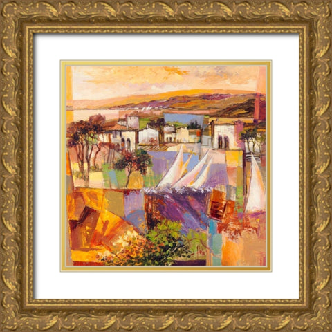 Racconto italiano (detail) Gold Ornate Wood Framed Art Print with Double Matting by Gasoline Images