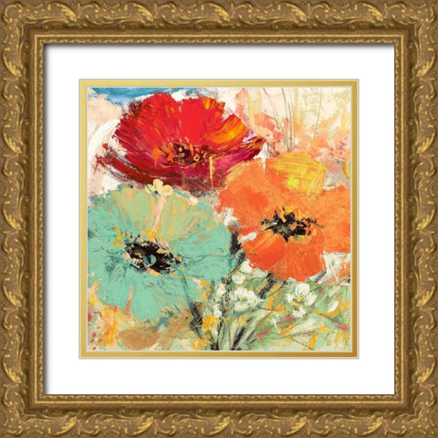 Gemme in fiore I Gold Ornate Wood Framed Art Print with Double Matting by Luigi, Florio