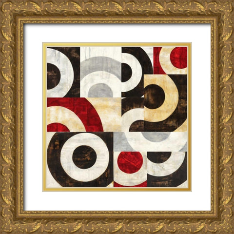 Addendum I Gold Ornate Wood Framed Art Print with Double Matting by Nava, Sandro