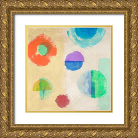 Soul Train I Gold Ornate Wood Framed Art Print with Double Matting by Nava, Sandro