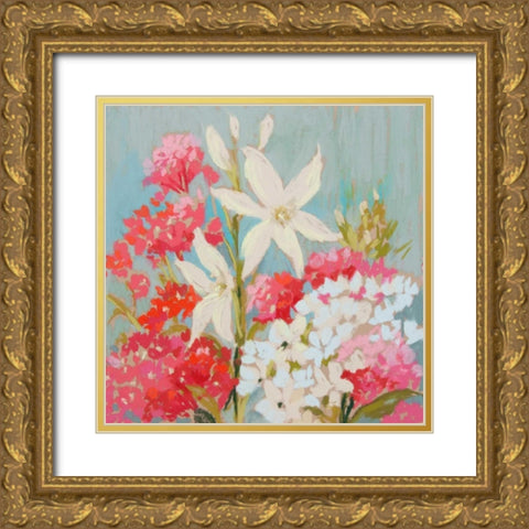 Softly Swaying I Gold Ornate Wood Framed Art Print with Double Matting by Whatmore, Nel