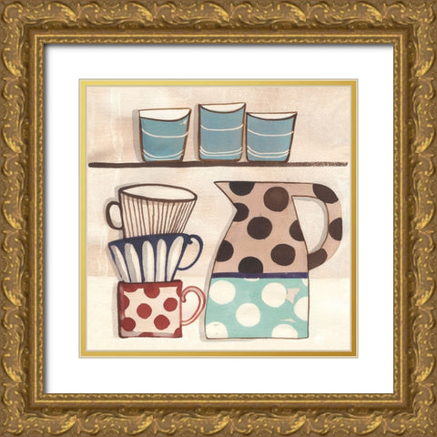 Cuisine II Gold Ornate Wood Framed Art Print with Double Matting by Dupree, Pat