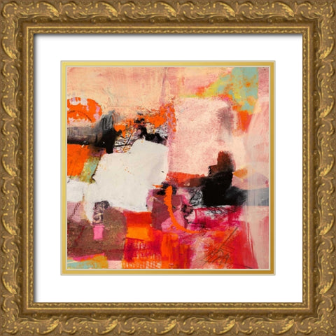 Colors of Summer II Gold Ornate Wood Framed Art Print with Double Matting by Pima, Arthur