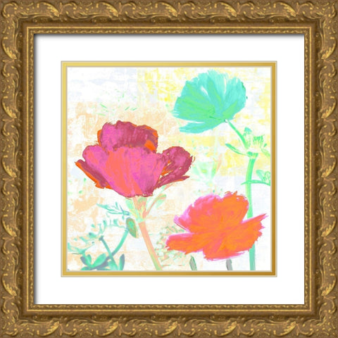 Divertissement dete II Gold Ornate Wood Framed Art Print with Double Matting by Muriel, Phelipau