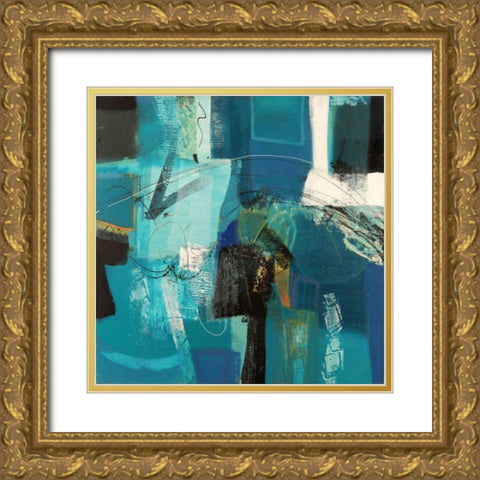 Trasparenze Gold Ornate Wood Framed Art Print with Double Matting by Piovan, Maurizio