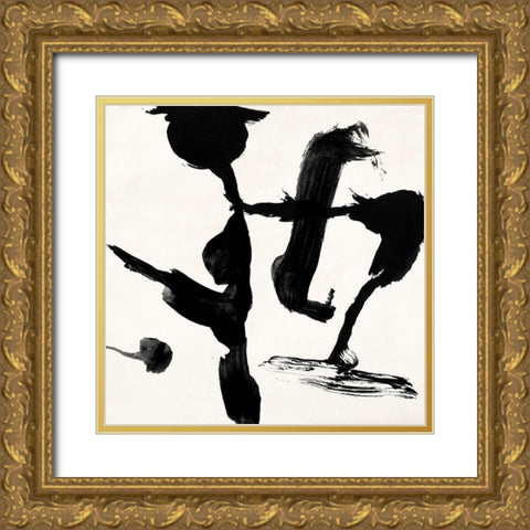 Gestures I Gold Ornate Wood Framed Art Print with Double Matting by Peter, Winkel