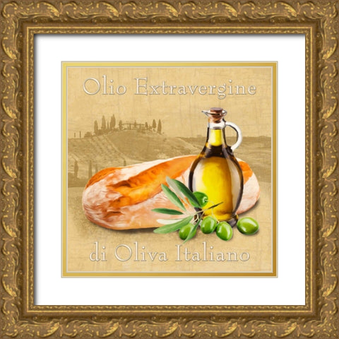 Cucina italiana II Gold Ornate Wood Framed Art Print with Double Matting by Barbieri, Remo