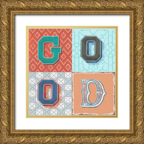 Good Gold Ornate Wood Framed Art Print with Double Matting by Steven, Hill