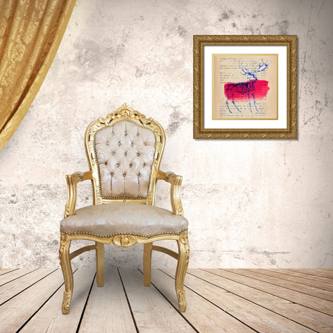 Memories of the Wild III Gold Ornate Wood Framed Art Print with Double Matting by Stef, Lamanche