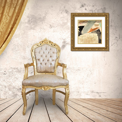 Stone Garden II Gold Ornate Wood Framed Art Print with Double Matting by Stone, Jim