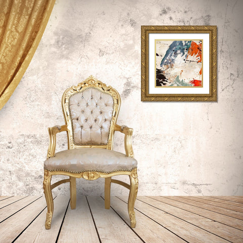 Colors Dancing I Gold Ornate Wood Framed Art Print with Double Matting by Stone, Jim