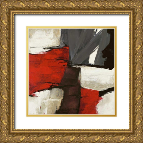 Continuum II Gold Ornate Wood Framed Art Print with Double Matting by Stone, Jim