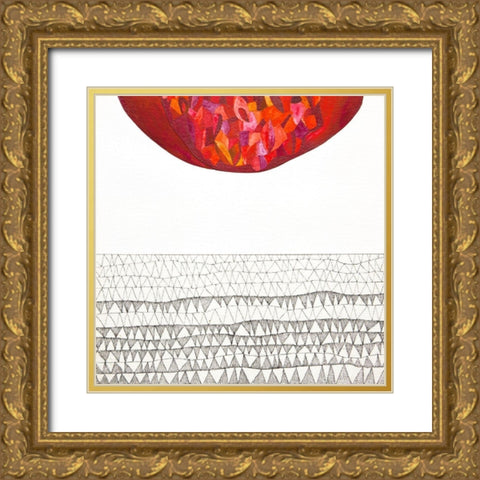 Ipotesi di paesaggio III Gold Ornate Wood Framed Art Print with Double Matting by Teruzzi, Vittorio