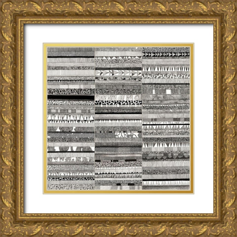 Partitura Visiva II Gold Ornate Wood Framed Art Print with Double Matting by Teruzzi, Vittorio