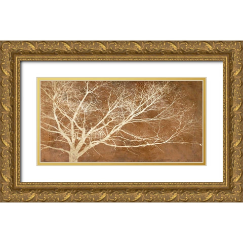Dream Tree Gold Ornate Wood Framed Art Print with Double Matting by Aprile, Alessio