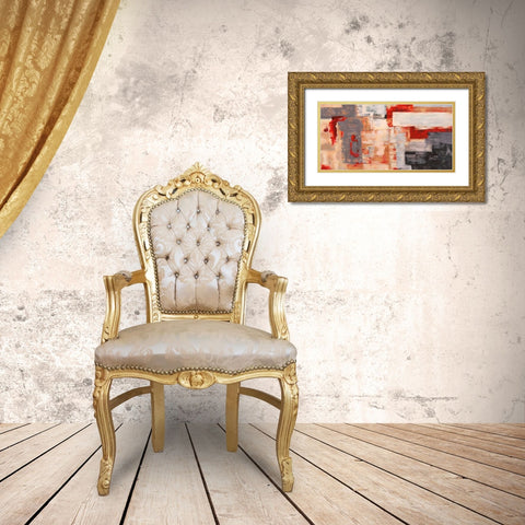 Bronze Flame Gold Ornate Wood Framed Art Print with Double Matting by Aprile, Alessio