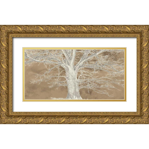 White Oak Gold Ornate Wood Framed Art Print with Double Matting by Aprile, Alessio