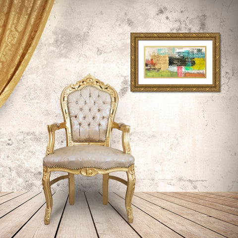 Actuality Gold Ornate Wood Framed Art Print with Double Matting by Alessio, Aprile
