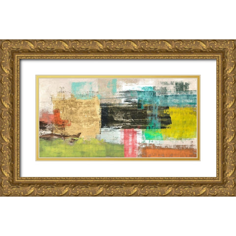 Actuality Gold Ornate Wood Framed Art Print with Double Matting by Alessio, Aprile