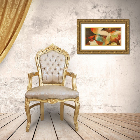 Jam Session Gold Ornate Wood Framed Art Print with Double Matting by King, Amber