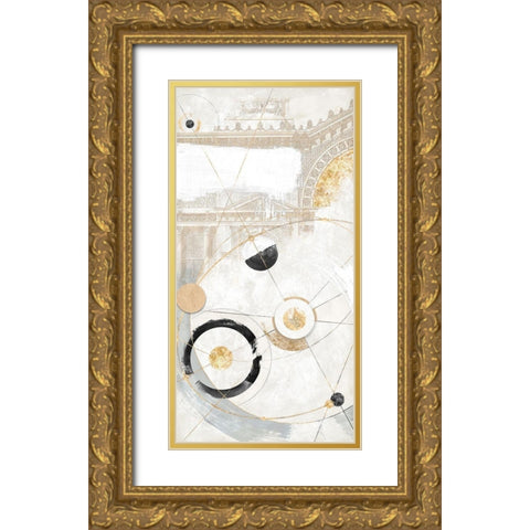 Equilibrio Gold Ornate Wood Framed Art Print with Double Matting by Arturo, Armenti