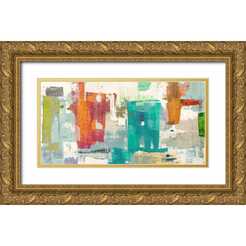 Paused Events Gold Ornate Wood Framed Art Print with Double Matting by Munson, Anne