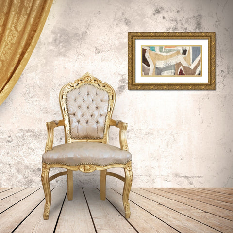 Comfort Zone Variation Gold Ornate Wood Framed Art Print with Double Matting by Munson, Anne