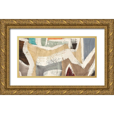 Comfort Zone Variation Gold Ornate Wood Framed Art Print with Double Matting by Munson, Anne