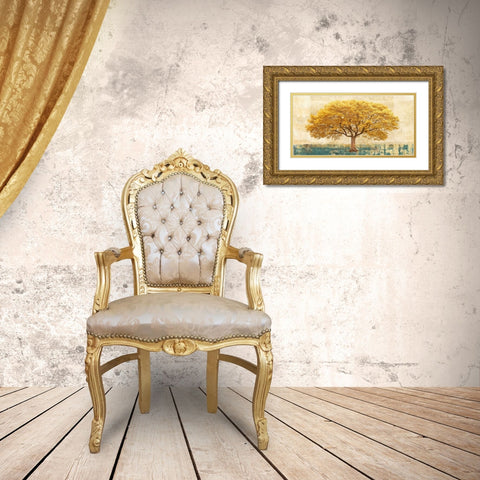 Gilded Oak Gold Ornate Wood Framed Art Print with Double Matting by Bacci, Leonardo