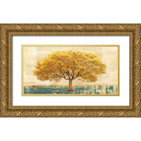 Gilded Oak Gold Ornate Wood Framed Art Print with Double Matting by Bacci, Leonardo