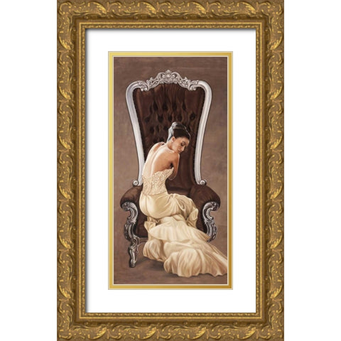Beautiful Queen I Gold Ornate Wood Framed Art Print with Double Matting by Benson