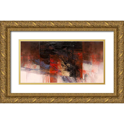 Le nebbie dense Gold Ornate Wood Framed Art Print with Double Matting by Censini