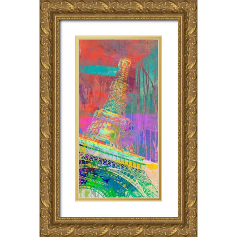 The Tower 2.0 Gold Ornate Wood Framed Art Print with Double Matting by Chestier, Eric