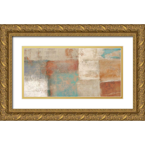 Velvet Desert Gold Ornate Wood Framed Art Print with Double Matting by Falcone, Ruggero