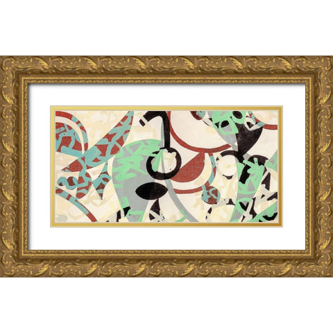 Manticore I Gold Ornate Wood Framed Art Print with Double Matting by Hype, Hopper