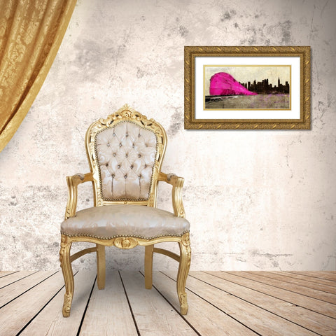 Steam Power Gold Ornate Wood Framed Art Print with Double Matting by Baldo, Ivan