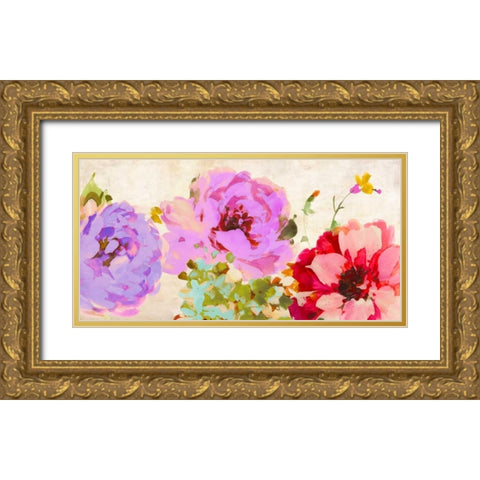 Beautiful Gems Gold Ornate Wood Framed Art Print with Double Matting by Parr, Kelly