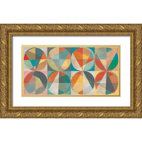 Visual Ephemerides II Gold Ornate Wood Framed Art Print with Double Matting by Kaj, Rama