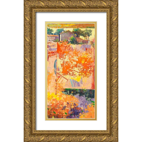 Colore dei campi III Gold Ornate Wood Framed Art Print with Double Matting by Gasoline Images