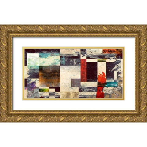 Hottical Gold Ornate Wood Framed Art Print with Double Matting by Nava, Sandro