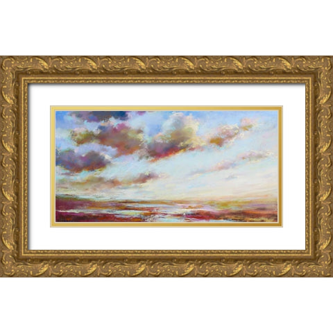 Drift on By Gold Ornate Wood Framed Art Print with Double Matting by Whatmore, Nel