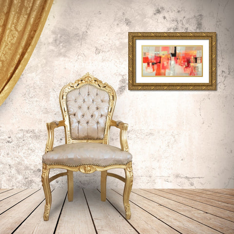 Giovinezza Gold Ornate Wood Framed Art Print with Double Matting by Piovan, Maurizio