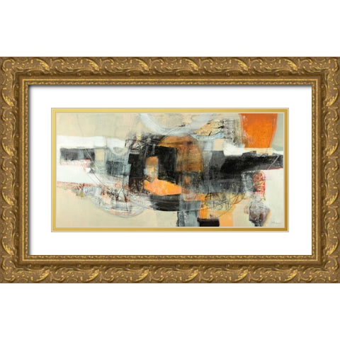 Tempi remoti Gold Ornate Wood Framed Art Print with Double Matting by Piovan, Maurizio