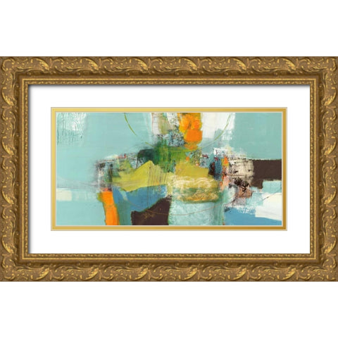 Una pace riacquistata Gold Ornate Wood Framed Art Print with Double Matting by Piovan, Maurizio