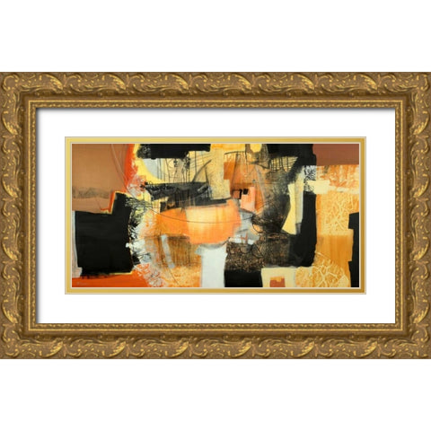 La seconda estate Gold Ornate Wood Framed Art Print with Double Matting by Piovan, Maurizio