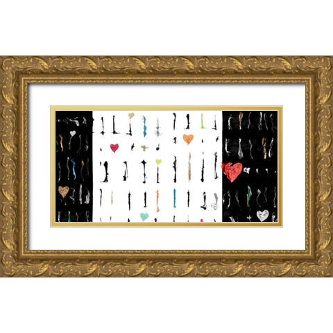 Act of Persistence Gold Ornate Wood Framed Art Print with Double Matting by Peter, Winkel